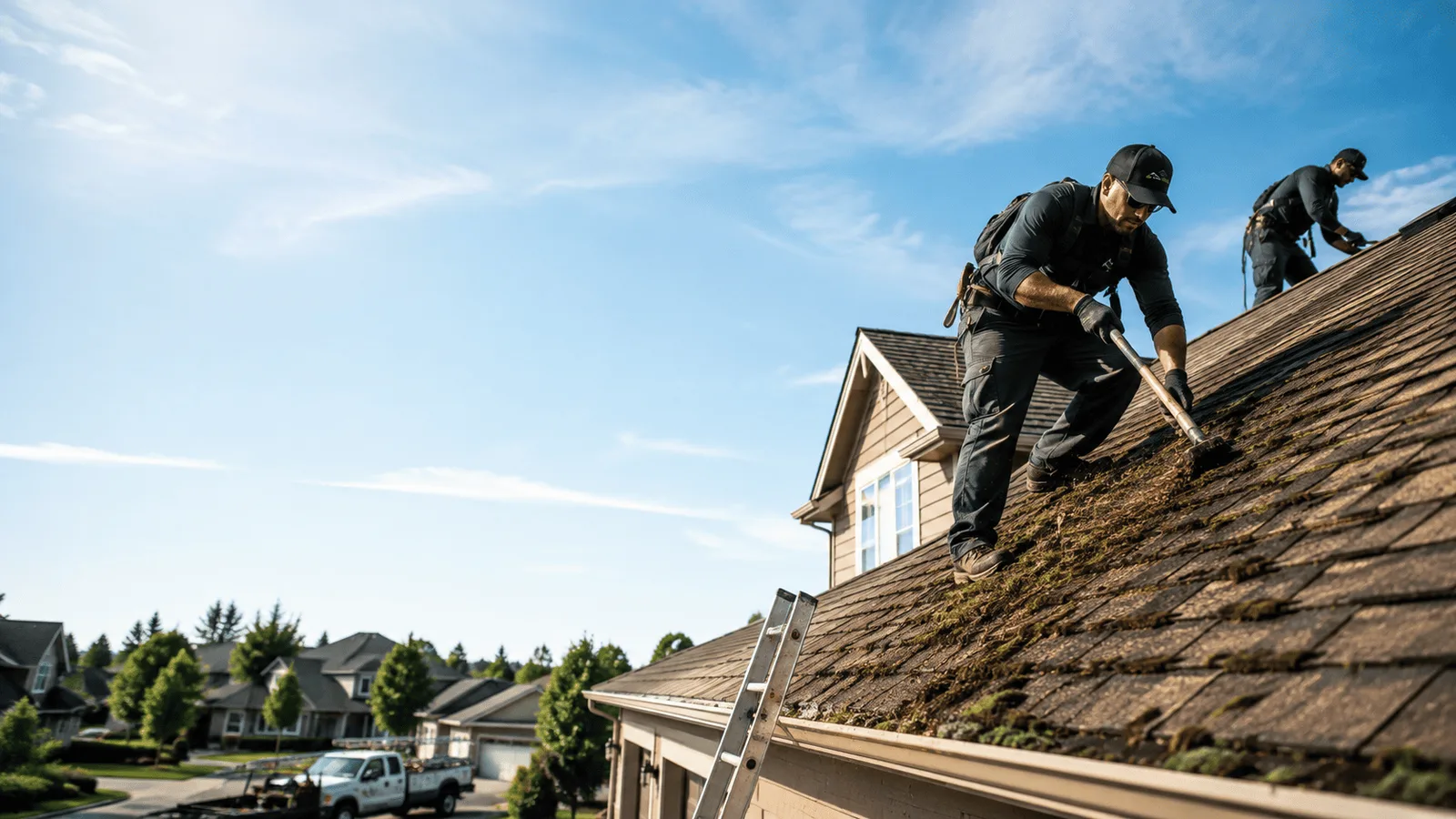 Roof Moss Removal in Roggen, CO near me